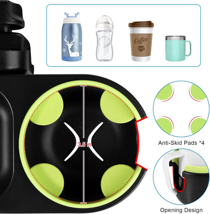 Stroller Cup Holder, Drinks Holder Bike Walker Wheelchair