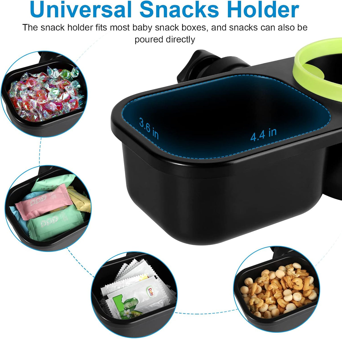 Stroller Cup Holder, Drinks Holder Bike Walker Wheelchair
