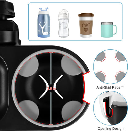 Stroller Cup Holder, Drinks Holder Bike Walker Wheelchair