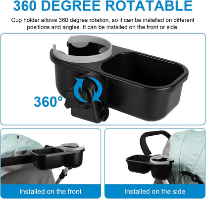 Stroller Cup Holder, Drinks Holder Bike Walker Wheelchair