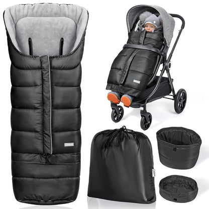 Orzbow Stroller Footmuff Universal, Weather-Proof Baby Bunting Bag, Warm