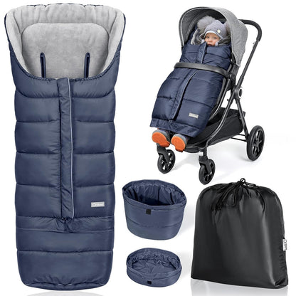 Orzbow Stroller Footmuff Universal, Weather-Proof Baby Bunting Bag, Warm
