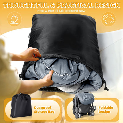 Orzbow Stroller Footmuff Universal, Weather-Proof Baby Bunting Bag, Warm