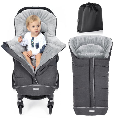 Orzbow Stroller Footmuff Universal, Weather-Proof Baby Bunting Bag, Warm