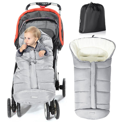 Orzbow Stroller Footmuff Universal, Weather-Proof Baby Bunting Bag, Warm
