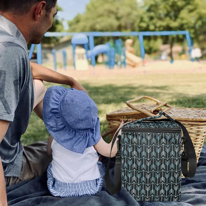 Breastmilk Cooler Bag with Ice Pack Fits 4 Baby Bottles Up To 9 Ounce Insulated Baby Bottle Bag Breast Milk Cooler on the Go with Strap Cooler Bag for Nursing Mom Daycare or Travel