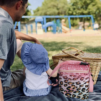 Breastmilk Cooler Bag with Ice Pack Fits 4 Baby Bottles Up To 9 Ounce Insulated Baby Bottle Bag Breast Milk Cooler on the Go with Strap Cooler Bag for Nursing Mom Daycare or Travel