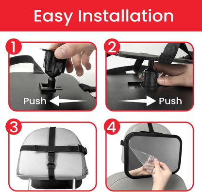 Baby Car Mirror, Safety Car Seat Mirror for Rear Facing