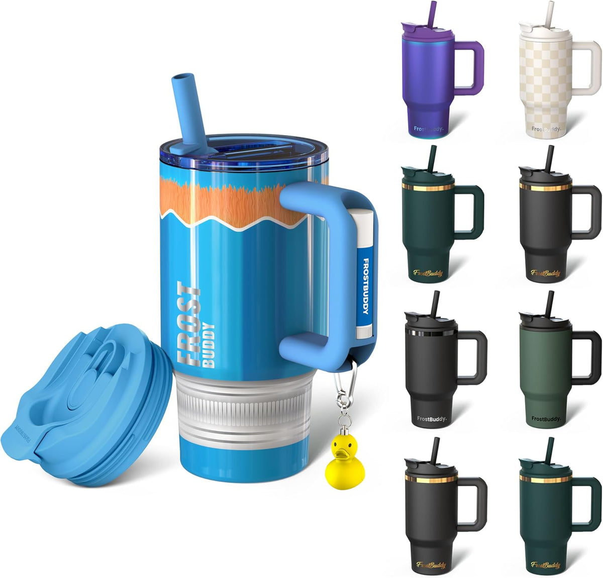 Thicc Buddy 16oz Tumbler - Insulated Stainless Steel (Cinnamon) - Colors C