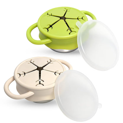 13.5oz Stainless Steel Snack Cups for Toddlers and Babies 2PCs