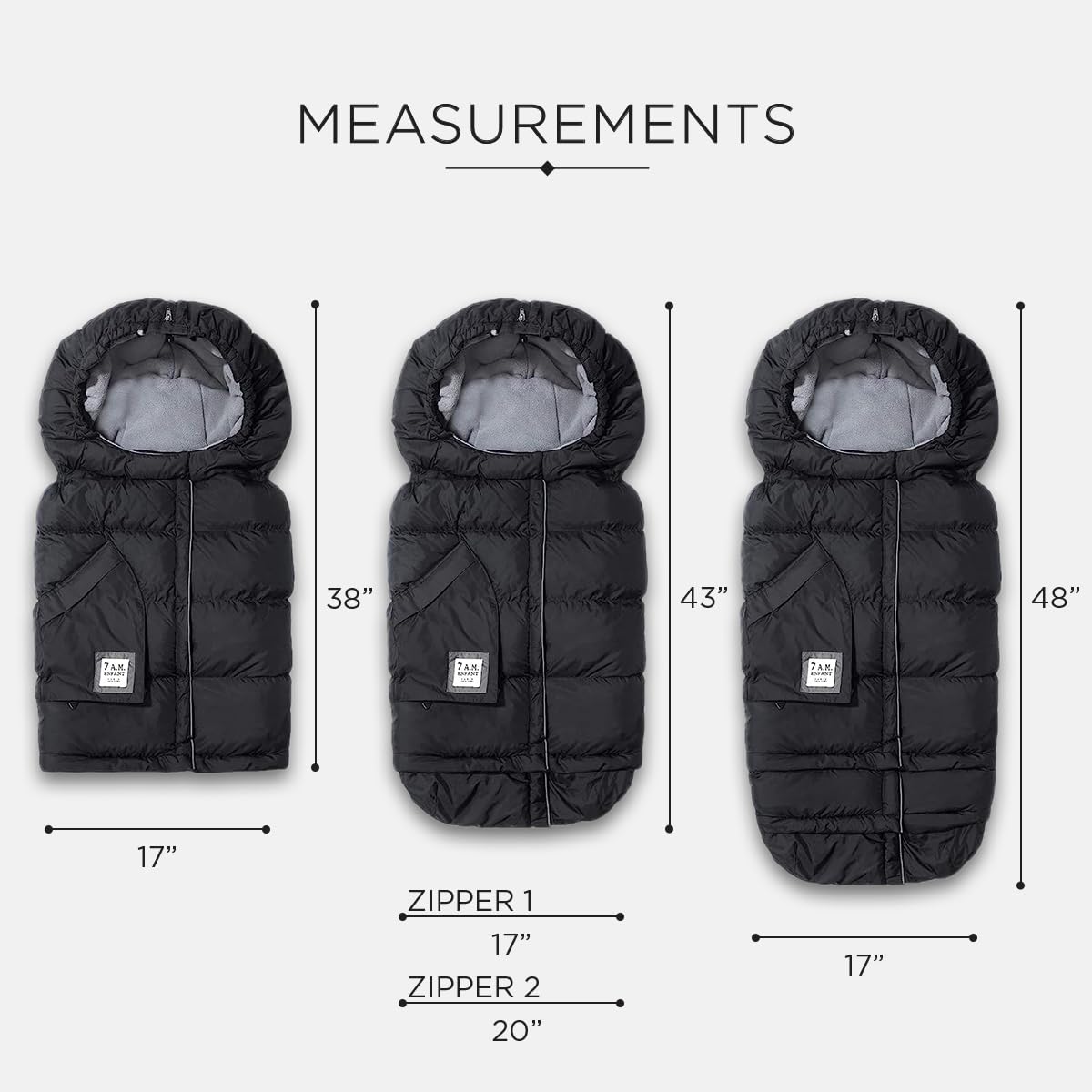 Enfant Blanket 212 Evolution, Universal Adjustable Footmuff, 6M-4T