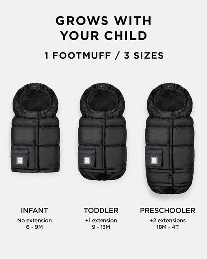 Enfant Blanket 212 Evolution, Universal Adjustable Footmuff, 6M-4T
