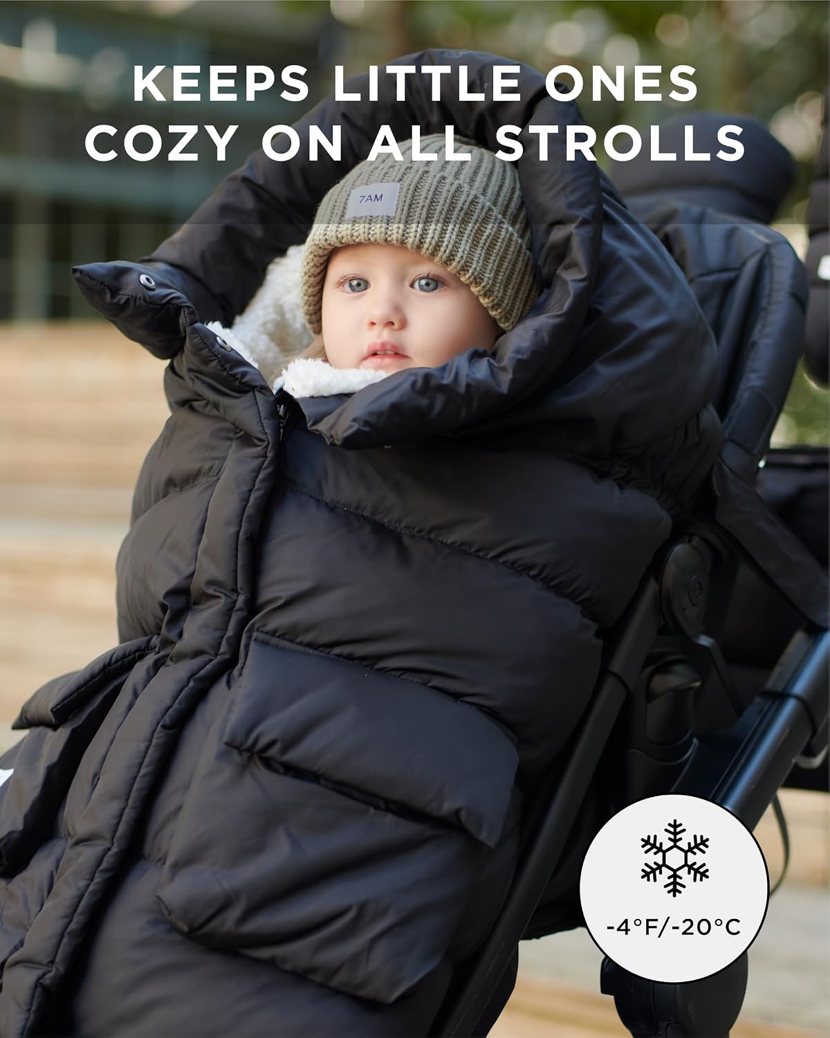 Enfant Blanket 212 Evolution, Universal Adjustable Footmuff, 6M-4T
