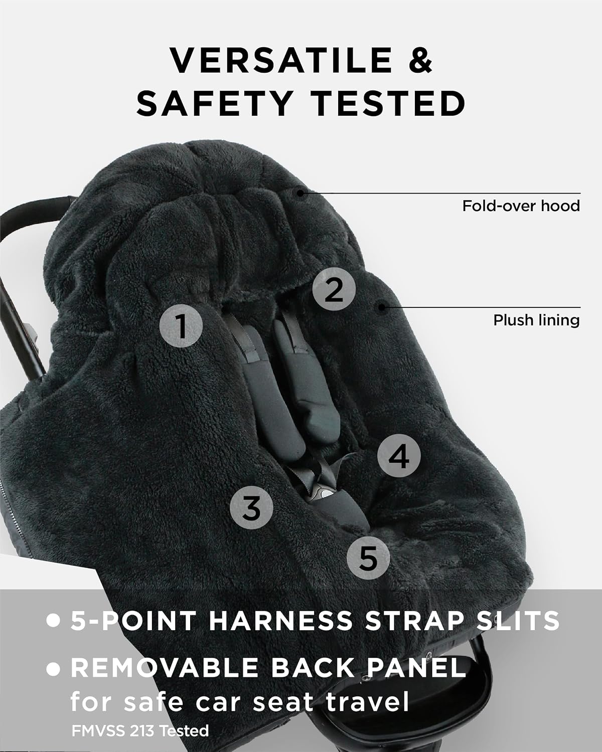 Enfant Blanket 212 Evolution, Universal Adjustable Footmuff, 6M-4T