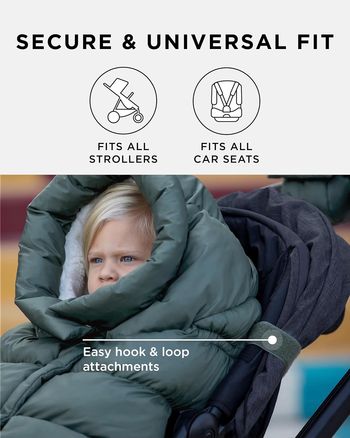 Enfant Blanket 212 Evolution, Universal Adjustable Footmuff, 6M-4T