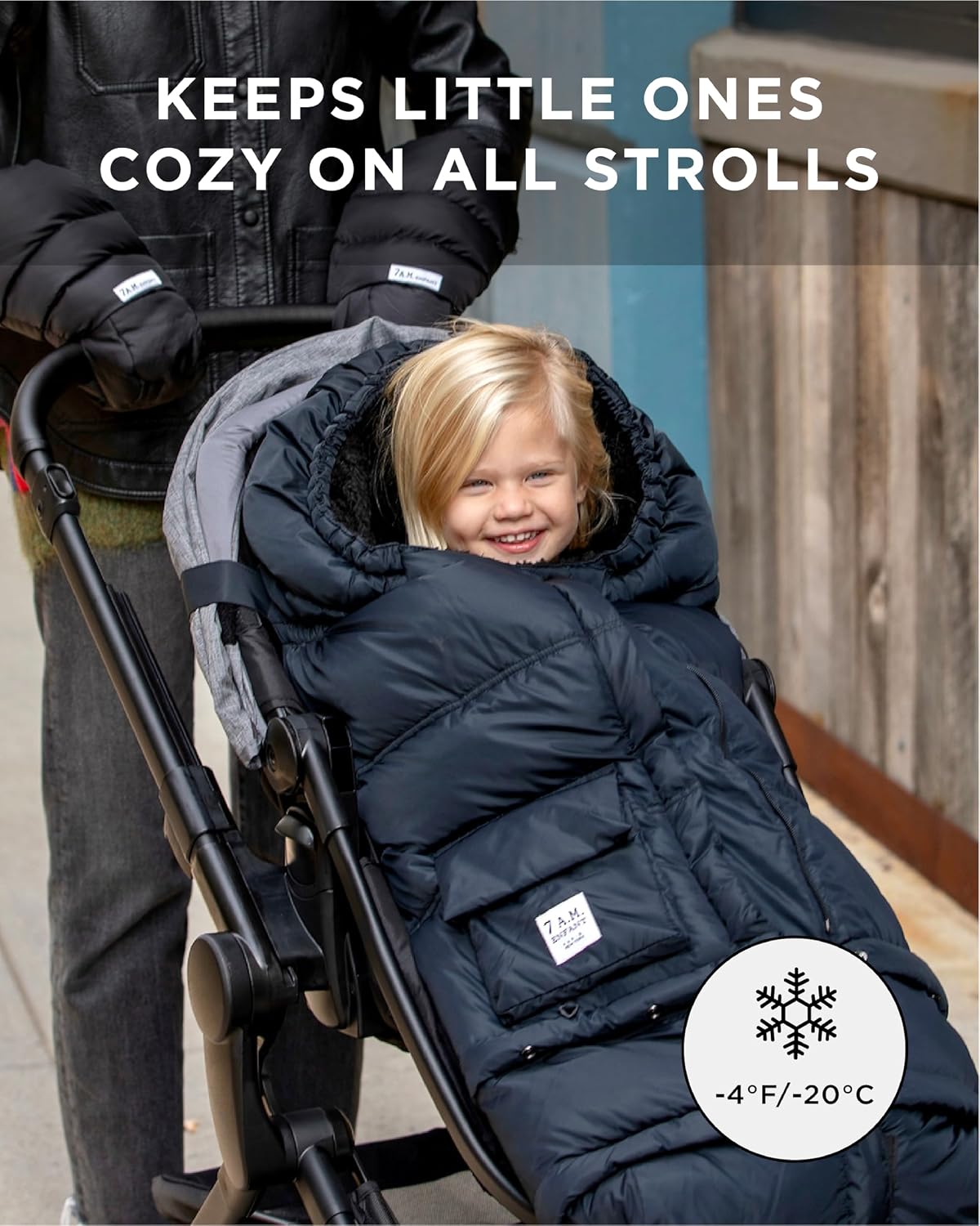 Enfant Blanket 212 Evolution, Universal Adjustable Footmuff, 6M-4T