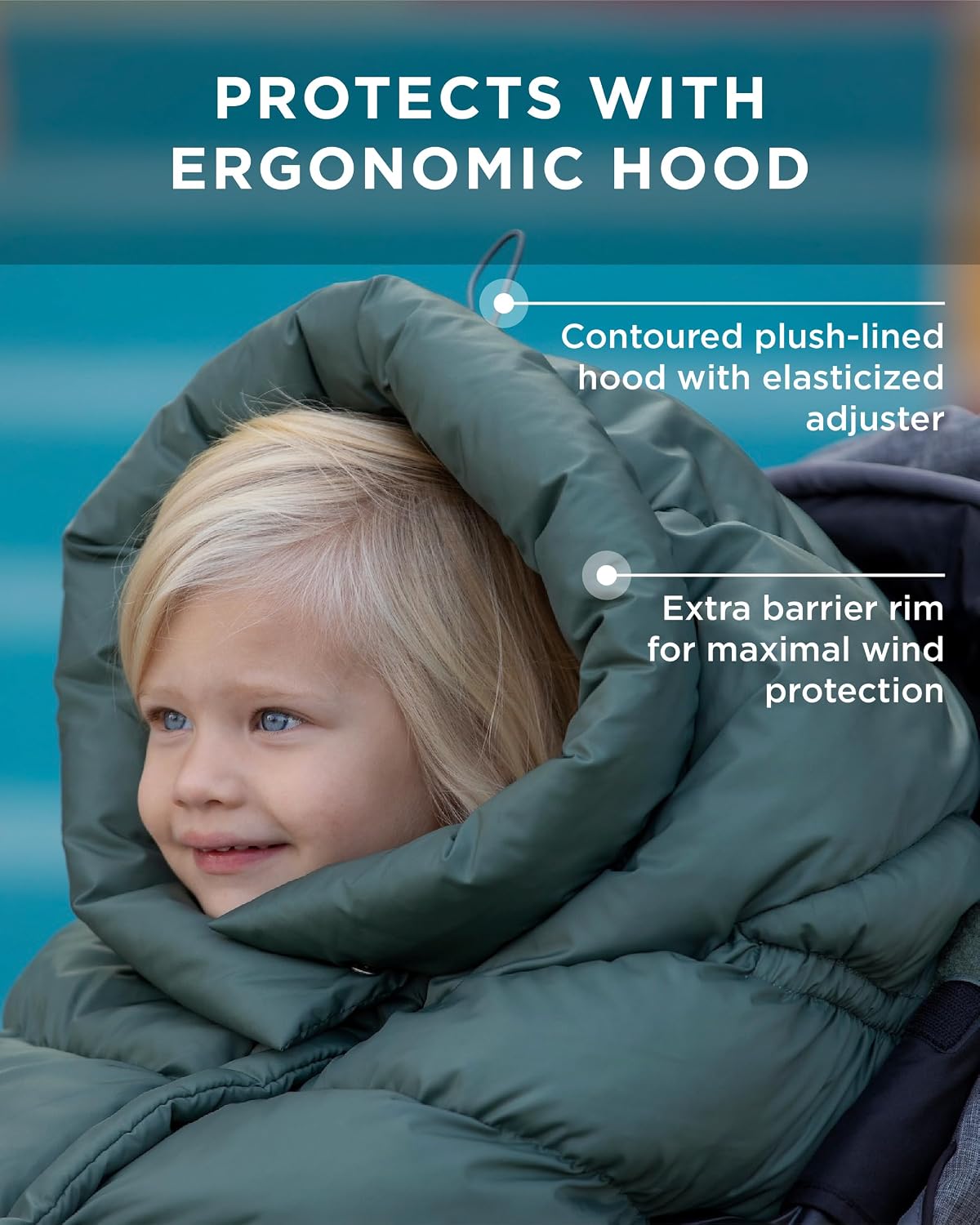Enfant Blanket 212 Evolution, Universal Adjustable Footmuff, 6M-4T