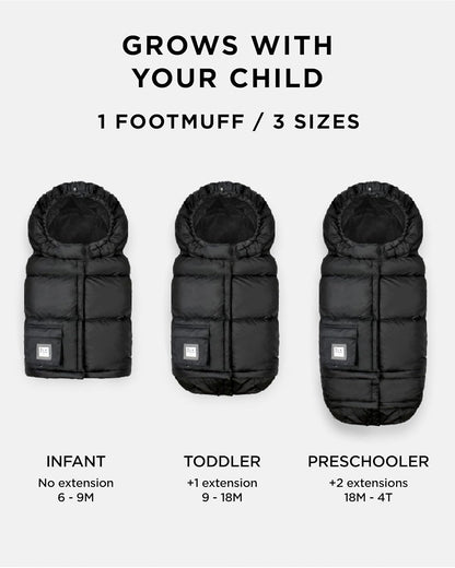Enfant Blanket 212 Evolution, Universal Adjustable Footmuff, 6M-4T