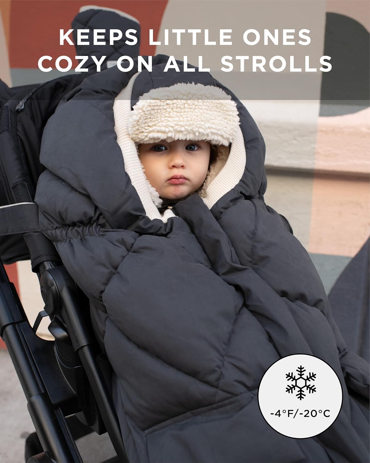 Enfant Blanket 212 Evolution, Universal Adjustable Footmuff, 6M-4T