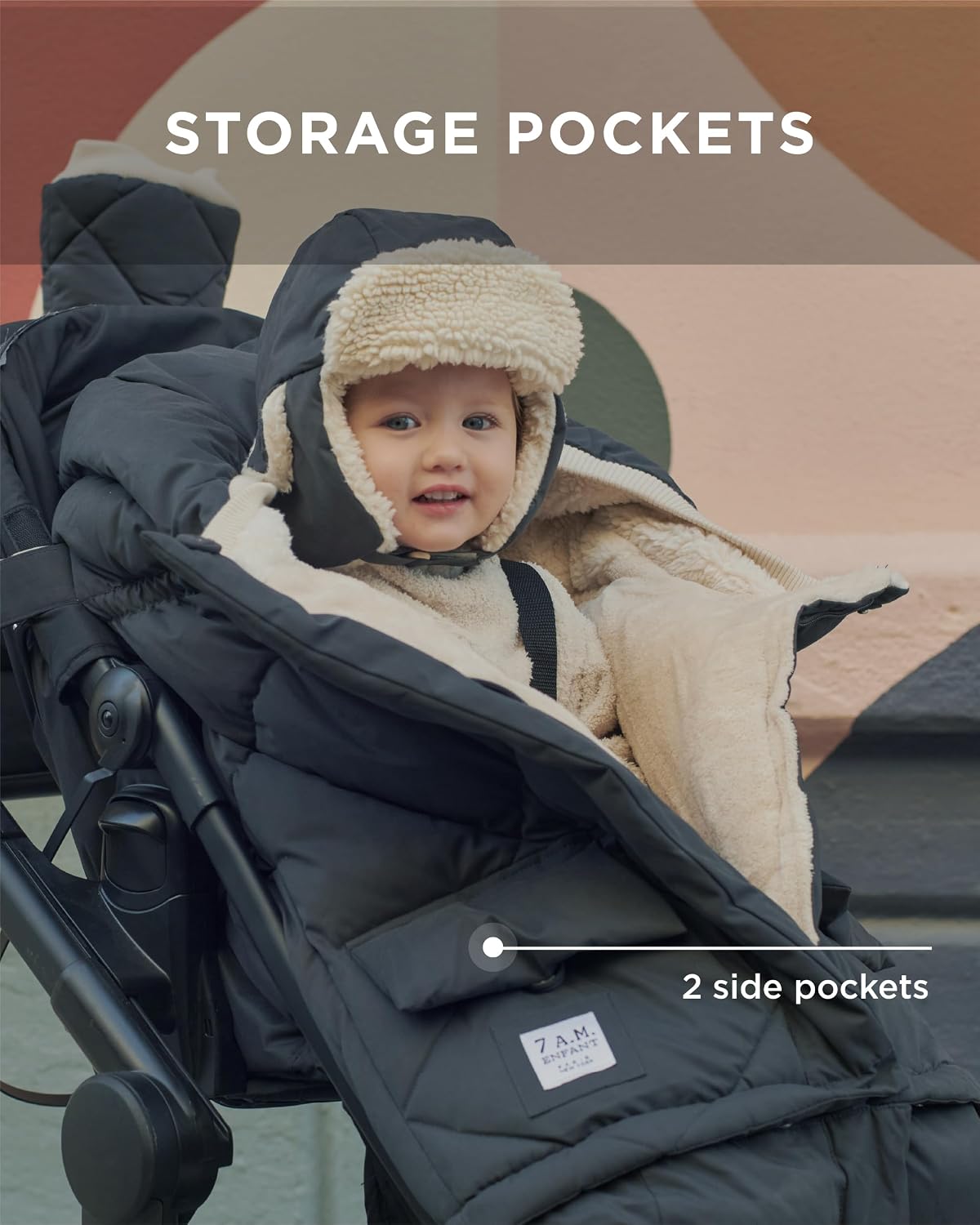 Enfant Blanket 212 Evolution, Universal Adjustable Footmuff, 6M-4T