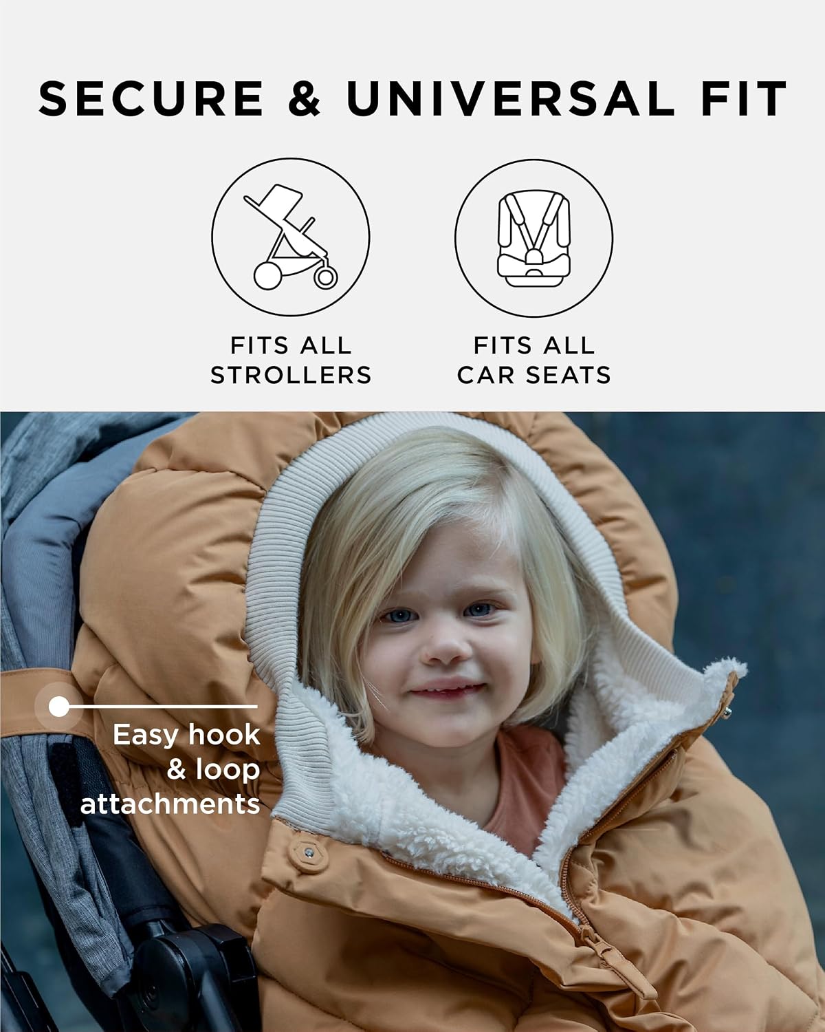 Enfant Blanket 212 Evolution, Universal Adjustable Footmuff, 6M-4T