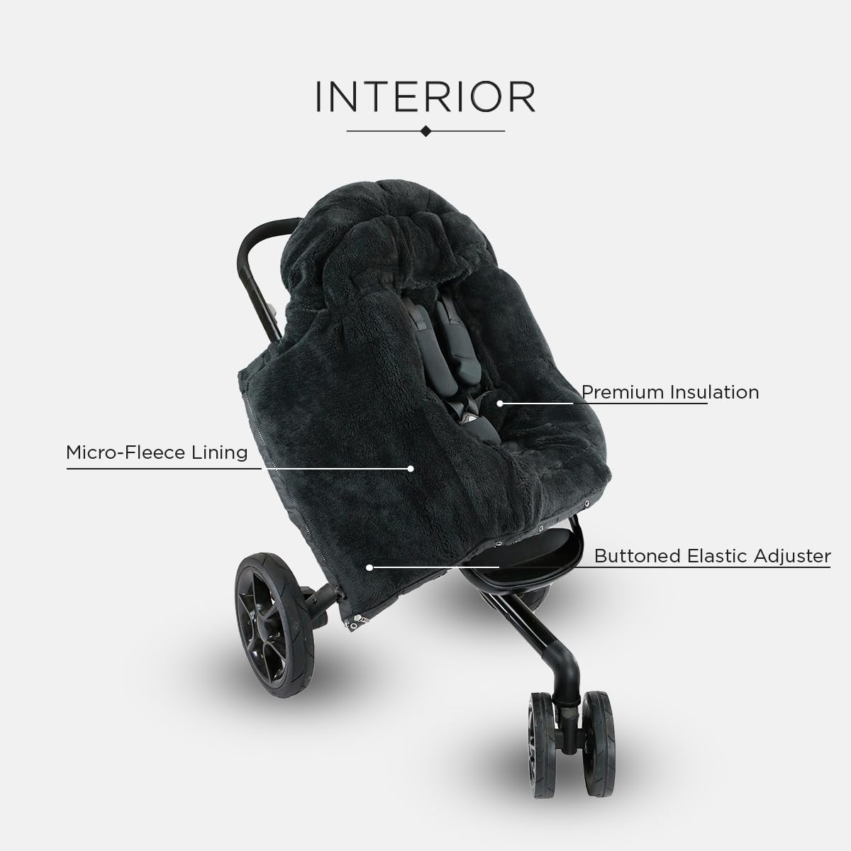 Enfant Blanket 212 Evolution, Universal Adjustable Footmuff, 6M-4T