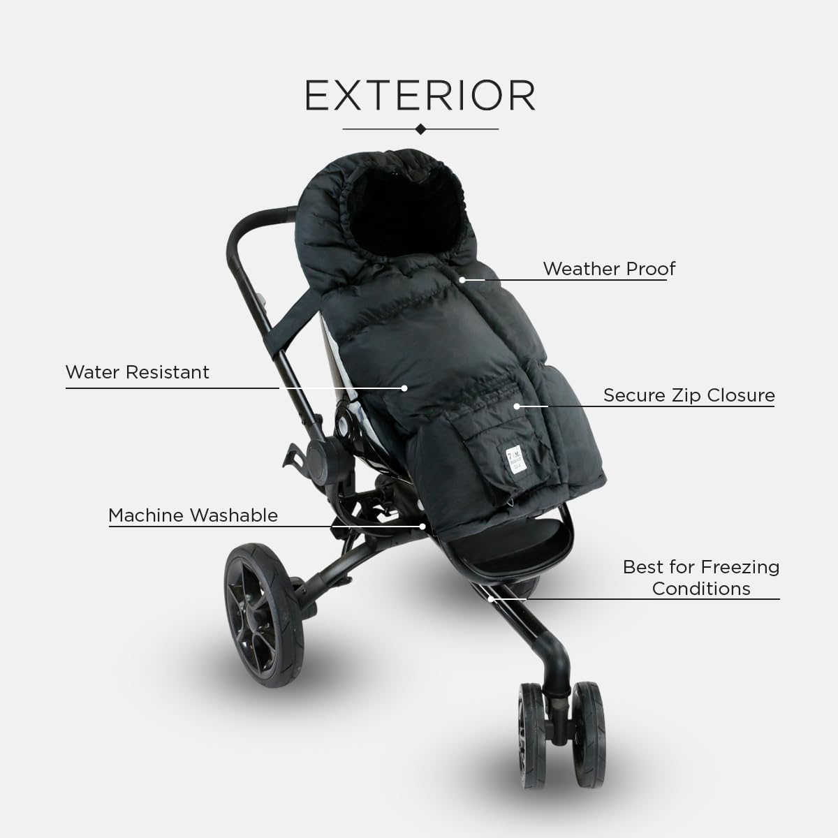 Enfant Blanket 212 Evolution, Universal Adjustable Footmuff, 6M-4T