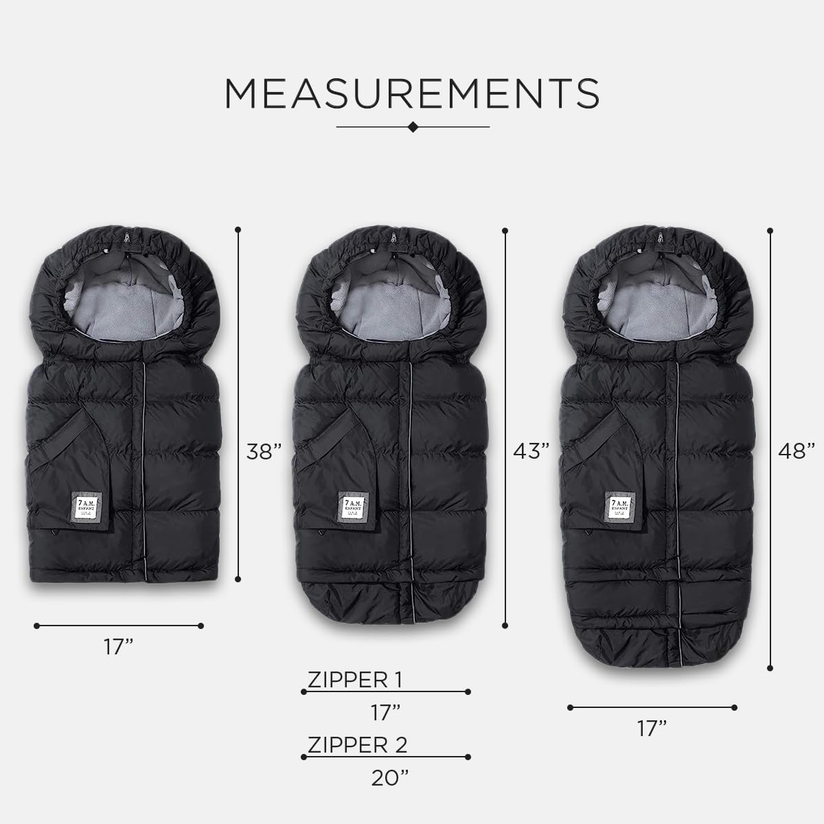 Enfant Blanket 212 Evolution, Universal Adjustable Footmuff, 6M-4T