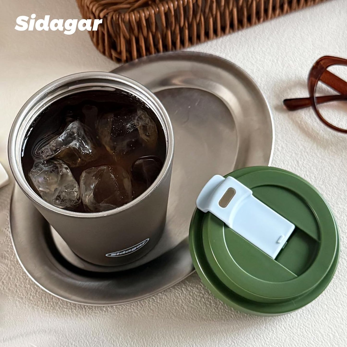 10 oz Leak-Proof Insulated Coffee Mug, 316 Stainless Steel Tumbler | Premium 316 Stainless Steel, 360° Leak-Proof Snap-Lock Lid, Keeps Hot 6h/Cold 12h, BPA-Free, Perfect for Daily Commute