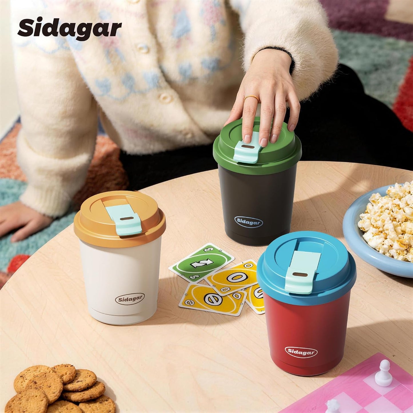 10 oz Leak-Proof Insulated Coffee Mug, 316 Stainless Steel Tumbler | Premium 316 Stainless Steel, 360° Leak-Proof Snap-Lock Lid, Keeps Hot 6h/Cold 12h, BPA-Free, Perfect for Daily Commute