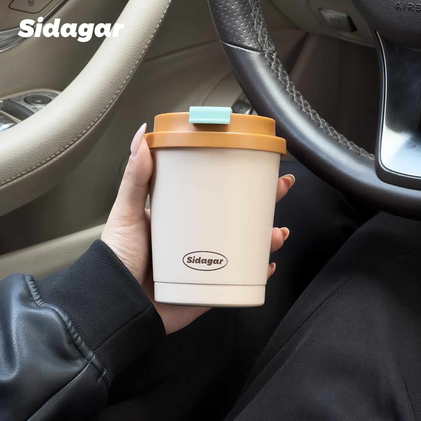 10 oz Leak-Proof Insulated Coffee Mug, 316 Stainless Steel Tumbler | Premium 316 Stainless Steel, 360° Leak-Proof Snap-Lock Lid, Keeps Hot 6h/Cold 12h, BPA-Free, Perfect for Daily Commute