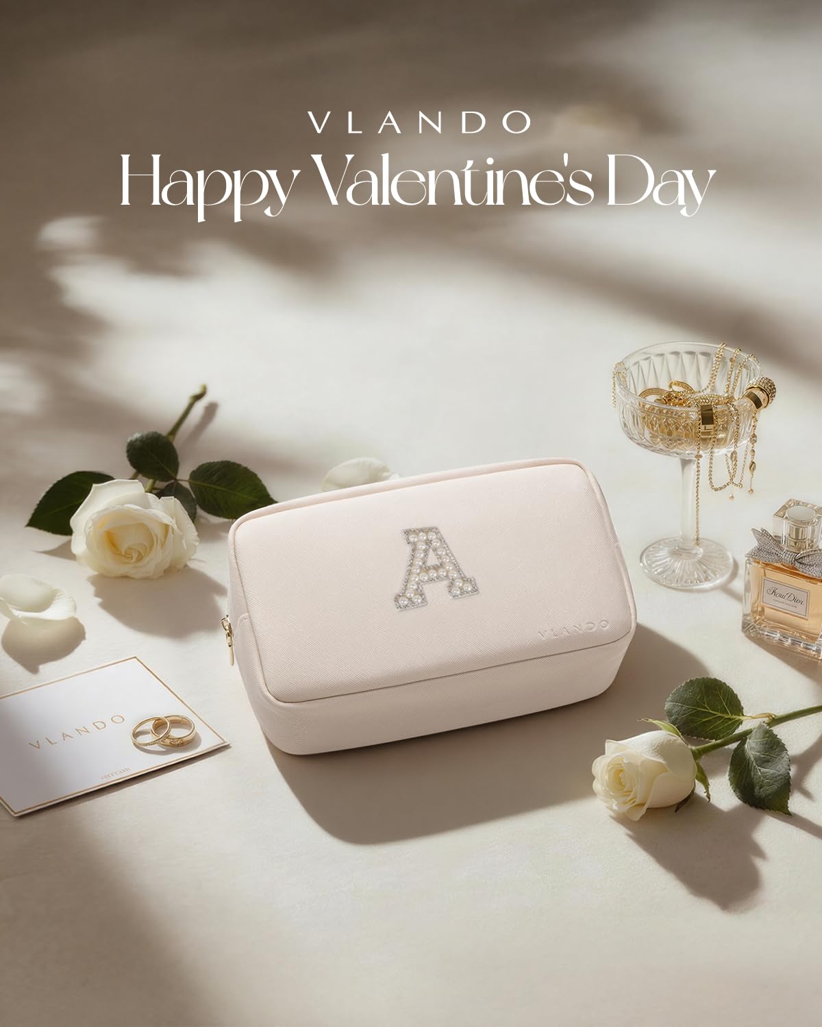 Makeup Bag for Toiletries with Separate Brush Storage,Apricot Pink