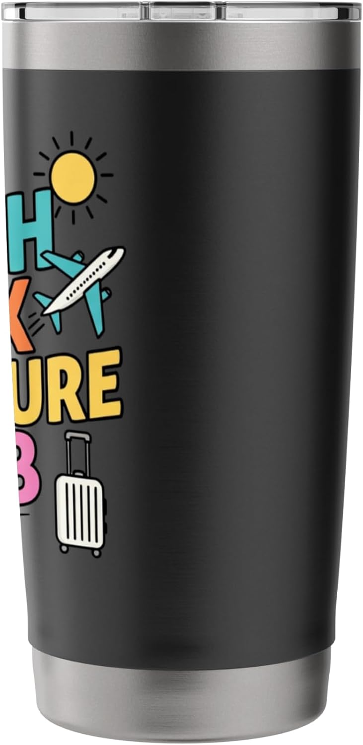 Beach Desk Departure Club Travel Work Lifestyle Stainless Steel Insulated Tumbler