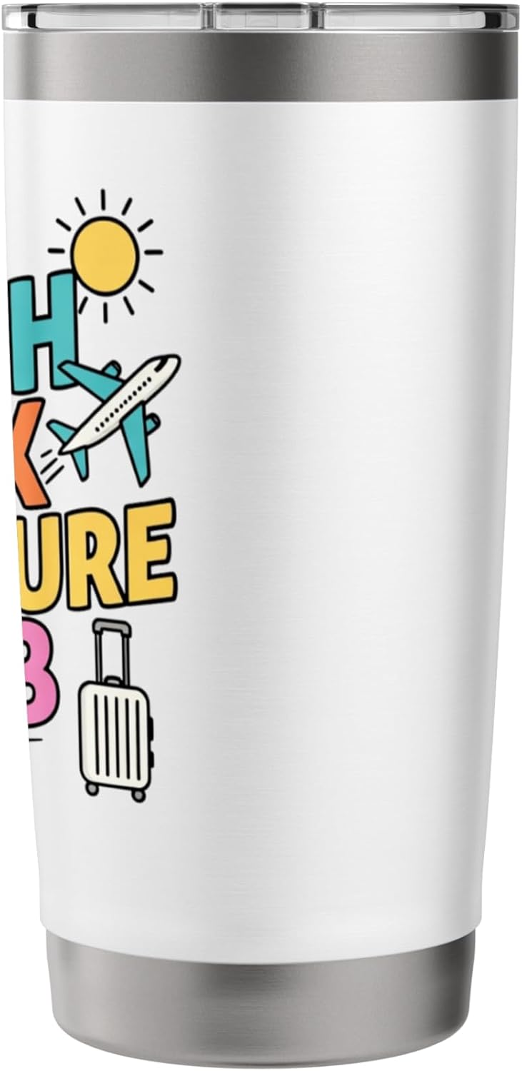 Beach Desk Departure Club Travel Work Lifestyle Stainless Steel Insulated Tumbler