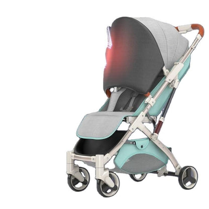 Baby Stroller Sun Shade Stroller Canopy Cover for Sun, Universal Breathable Baby Stroller Blackout Cover Stroller Shade Extender Baby Car Seat Carrier Sunshade Pram Umbrella Stroller Shade-Dark Shade