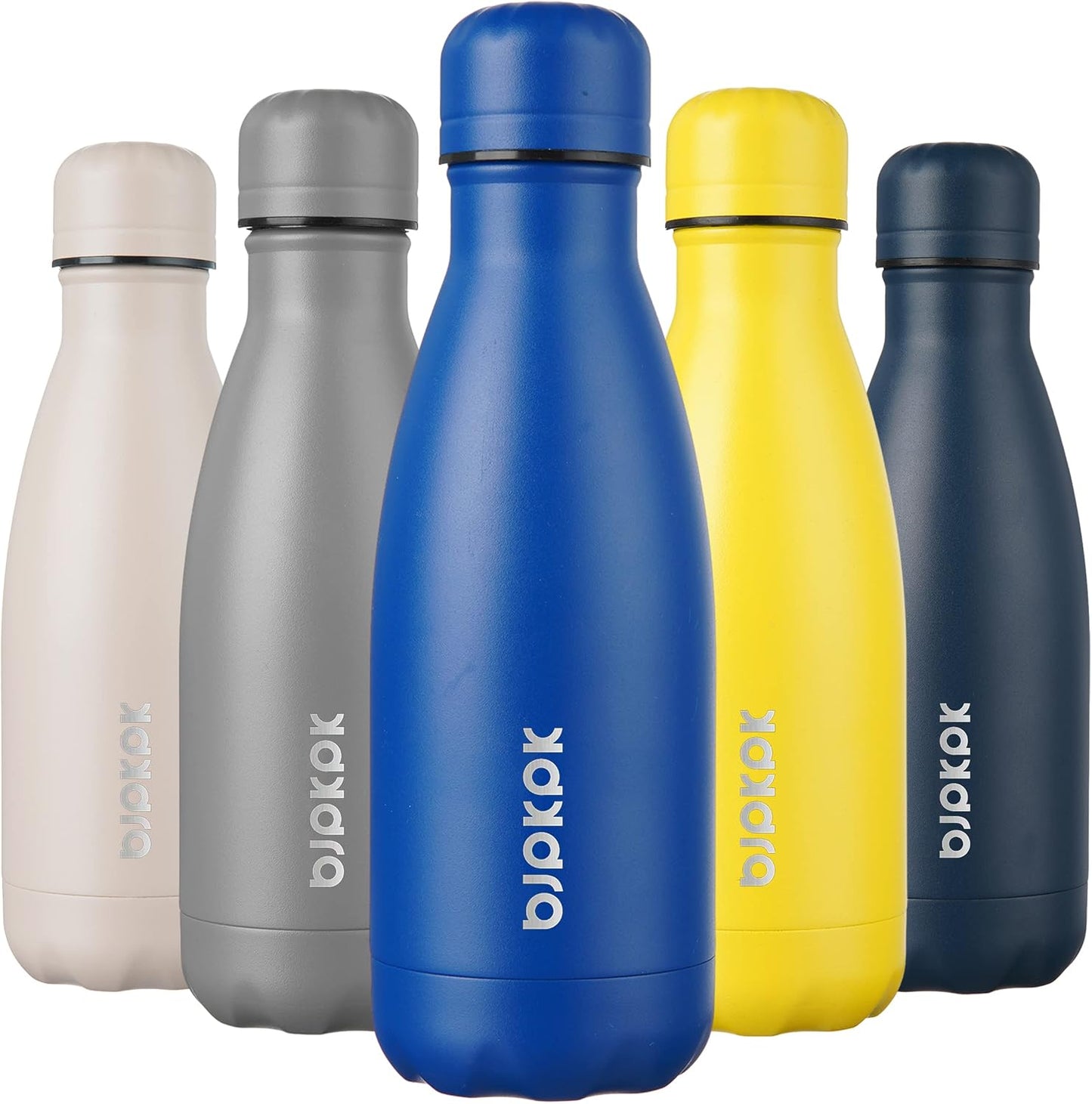 25 oz Insulated Stainless Steel Water Bottle, Metal Sports Flask | Double Wall Vacuum, Leak Proof, Keeps Hot/Cold, BPA Free, Dishwasher Safe, Cupholder Friendly, Travel, Lake Blue - Colors A