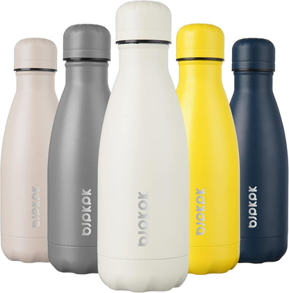 25 oz Insulated Stainless Steel Water Bottle, Metal Sports Flask | Double Wall Vacuum, Leak Proof, Keeps Hot/Cold, BPA Free, Dishwasher Safe, Cupholder Friendly, Travel, Lake Blue - Colors A