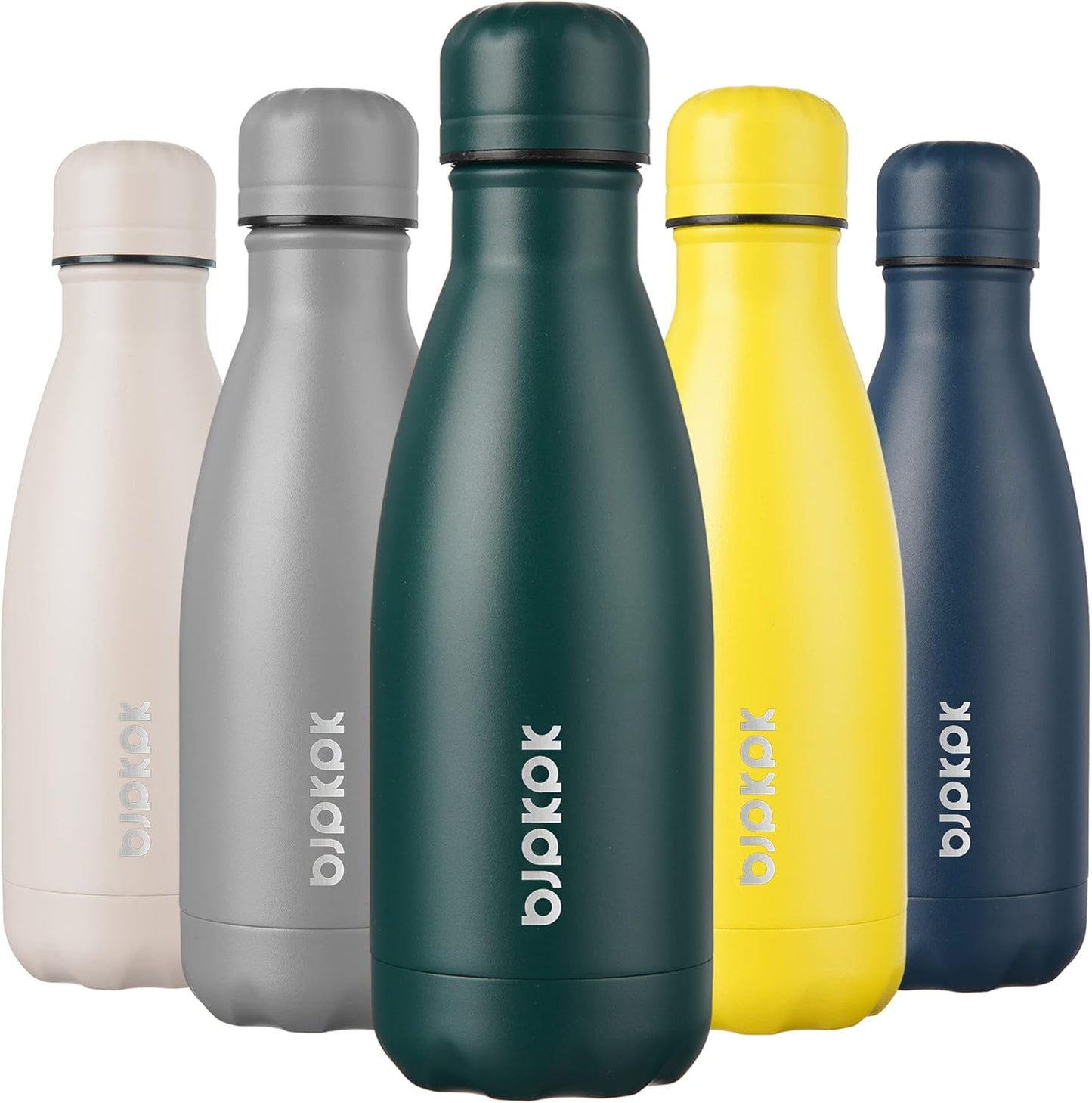 25 oz Insulated Stainless Steel Water Bottle, Metal Sports Flask | Double Wall Vacuum, Leak Proof, Keeps Hot/Cold, BPA Free, Dishwasher Safe, Cupholder Friendly, Travel, Lake Blue - Colors A