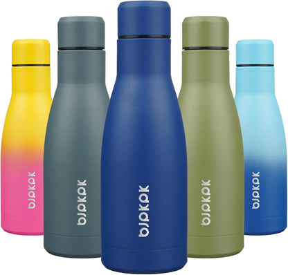 25 oz Insulated Stainless Steel Water Bottle, Metal Sports Flask | Double Wall Vacuum, Leak Proof, Keeps Hot/Cold, BPA Free, Dishwasher Safe, Cupholder Friendly, Travel, Lake Blue - Colors A