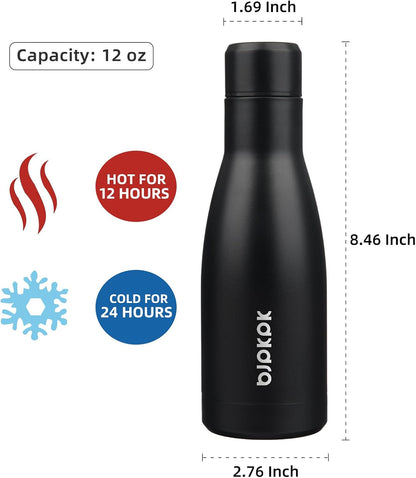 25 oz Insulated Stainless Steel Water Bottle, Metal Sports Flask | Double Wall Vacuum, Leak Proof, Keeps Hot/Cold, BPA Free, Dishwasher Safe, Cupholder Friendly, Travel, Lake Blue - Colors A