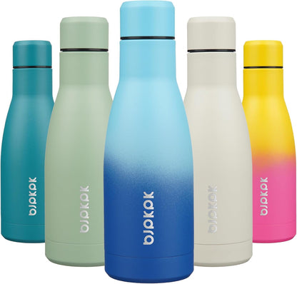25 oz Insulated Stainless Steel Water Bottle, Metal Sports Flask | Double Wall Vacuum, Leak Proof, Keeps Hot/Cold, BPA Free, Dishwasher Safe, Cupholder Friendly, Travel, Lake Blue - Colors A