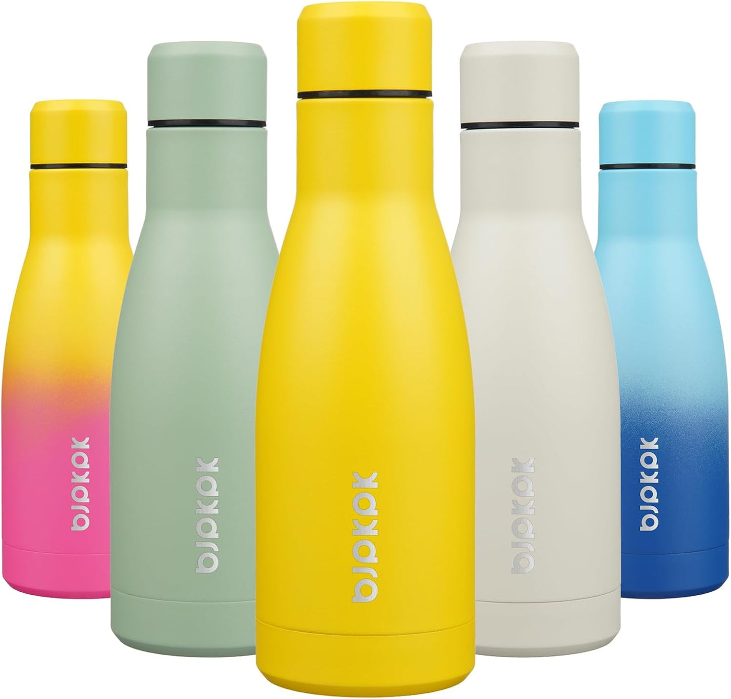 25 oz Insulated Stainless Steel Water Bottle, Metal Sports Flask | Double Wall Vacuum, Leak Proof, Keeps Hot/Cold, BPA Free, Dishwasher Safe, Cupholder Friendly, Travel, Lake Blue - Colors A