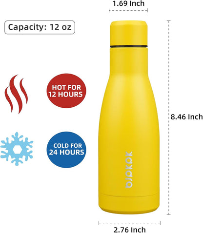 25 oz Insulated Stainless Steel Water Bottle, Metal Sports Flask | Double Wall Vacuum, Leak Proof, Keeps Hot/Cold, BPA Free, Dishwasher Safe, Cupholder Friendly, Travel, Lake Blue - Colors A