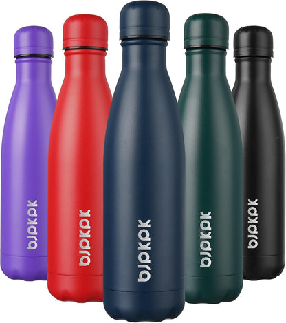 25 oz Insulated Stainless Steel Water Bottle, Metal Sports Flask | Double Wall Vacuum, Leak Proof, Keeps Hot/Cold, BPA Free, Dishwasher Safe, Cupholder Friendly, Travel, Lake Blue - Colors A