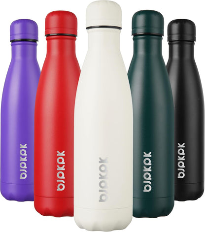 25 oz Insulated Stainless Steel Water Bottle, Metal Sports Flask | Double Wall Vacuum, Leak Proof, Keeps Hot/Cold, BPA Free, Dishwasher Safe, Cupholder Friendly, Travel, Lake Blue - Colors A