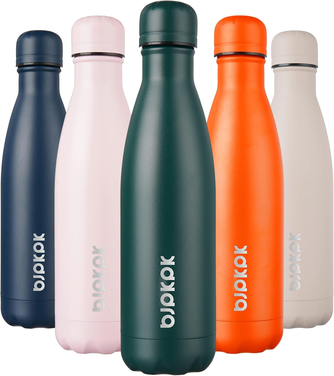 25 oz Insulated Stainless Steel Water Bottle, Metal Sports Flask | Double Wall Vacuum, Leak Proof, Keeps Hot/Cold, BPA Free, Dishwasher Safe, Cupholder Friendly, Travel, Lake Blue - Colors A