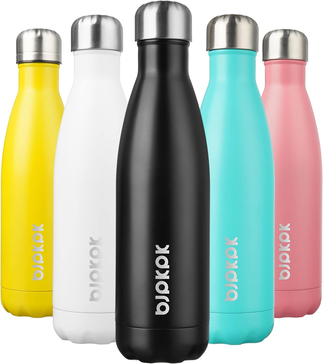 25 oz Insulated Stainless Steel Water Bottle, Metal Sports Flask | Double Wall Vacuum, Leak Proof, Keeps Hot/Cold, BPA Free, Dishwasher Safe, Cupholder Friendly, Travel, Lake Blue - Colors A