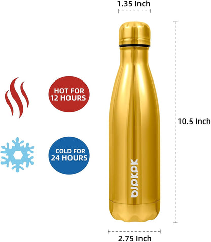 25 oz Insulated Stainless Steel Water Bottle, Metal Sports Flask | Double Wall Vacuum, Leak Proof, Keeps Hot/Cold, BPA Free, Dishwasher Safe, Cupholder Friendly, Travel, Lake Blue - Colors A