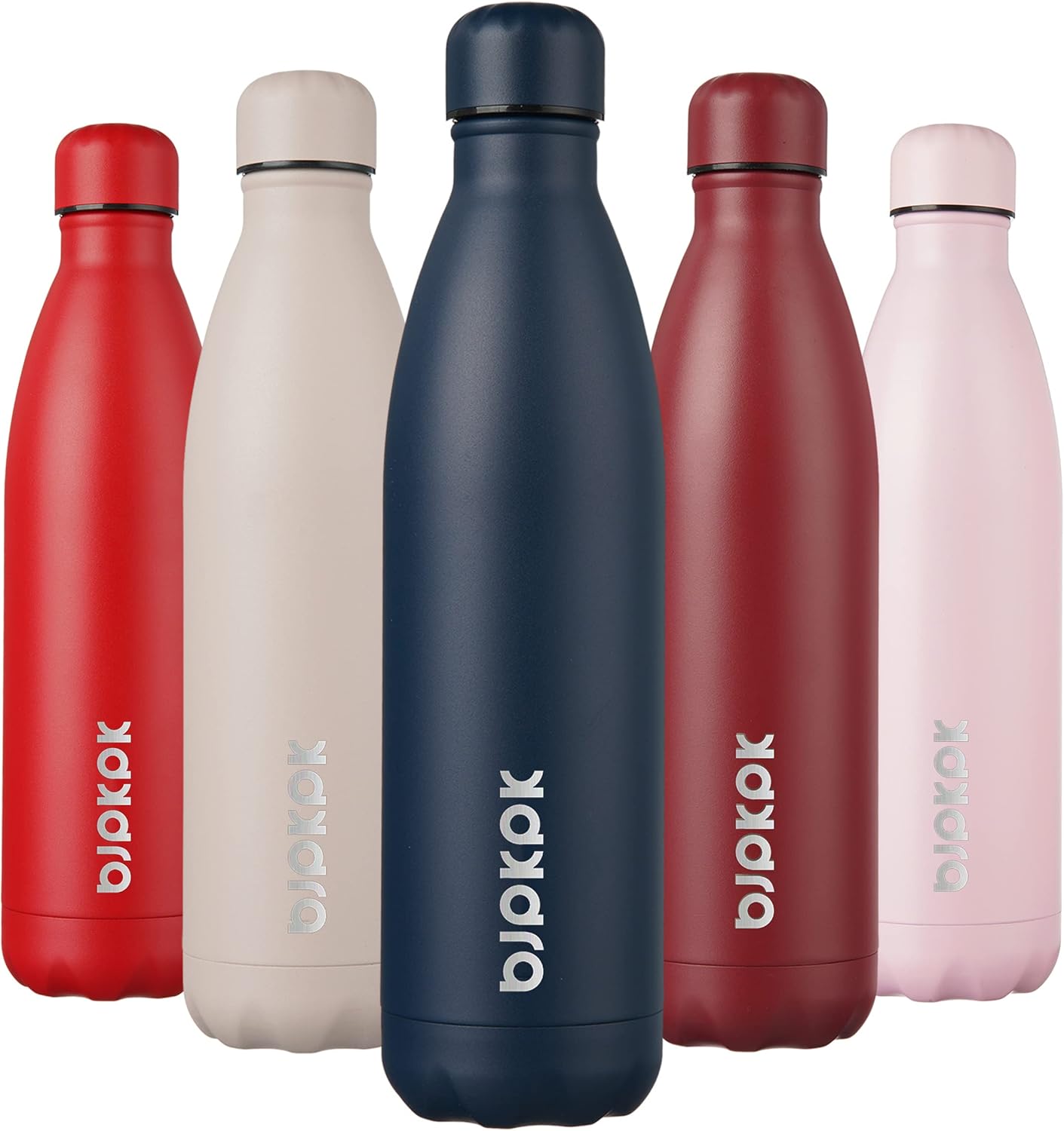 25 oz Insulated Stainless Steel Water Bottle, Metal Sports Flask | Double Wall Vacuum, Leak Proof, Keeps Hot/Cold, BPA Free, Dishwasher Safe, Cupholder Friendly, Travel, Lake Blue - Colors A