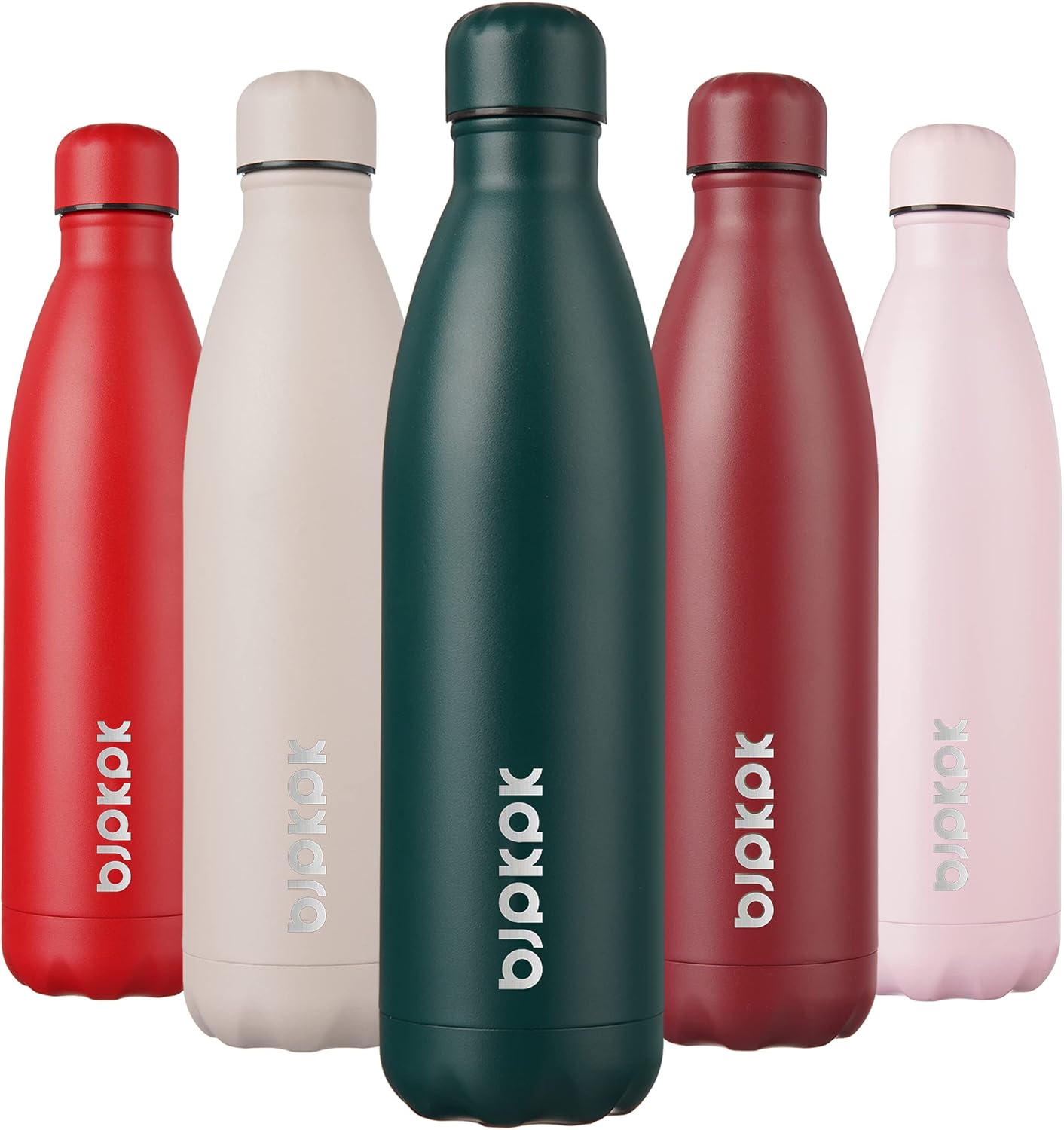 25 oz Insulated Stainless Steel Water Bottle, Metal Sports Flask | Double Wall Vacuum, Leak Proof, Keeps Hot/Cold, BPA Free, Dishwasher Safe, Cupholder Friendly, Travel, Lake Blue - Colors A